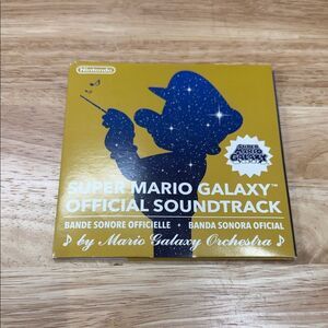 Nintendo Super Mario Galaxy Soundtrack Gold and Blue